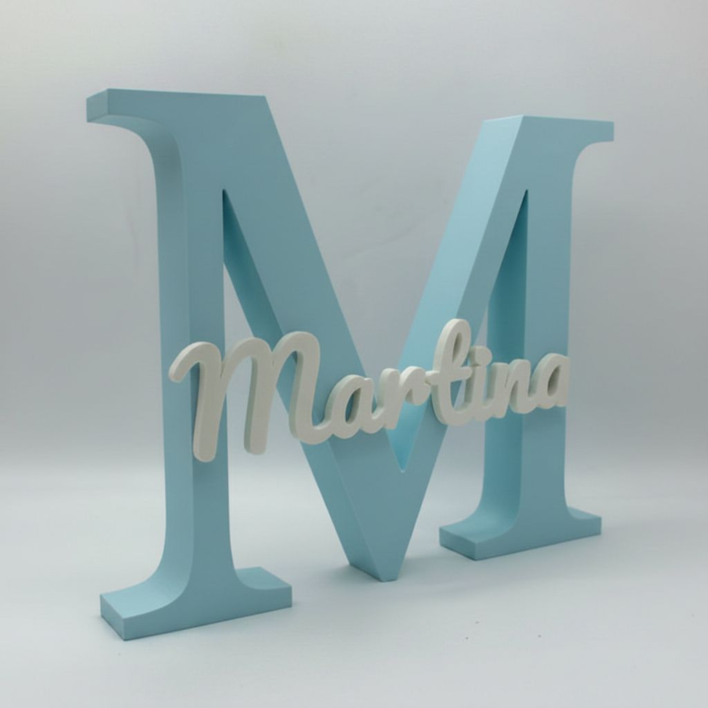 Iniciales personalizadas 3D - imagen 3