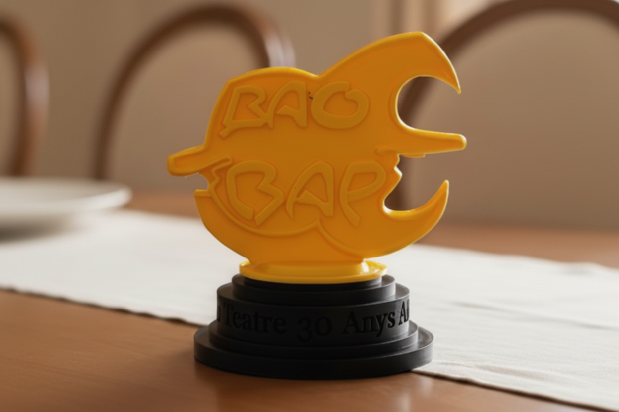 Trofeo logo abstracto 3:2